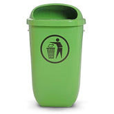 Pole Mounted Bin Green 50 Litre (SL PLB0050-GR)
